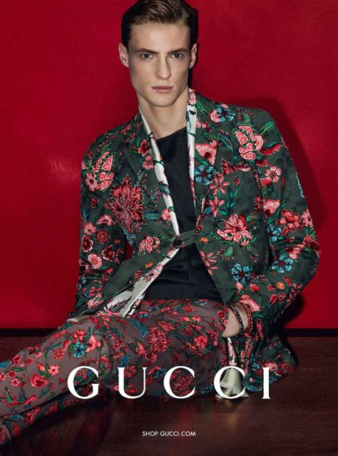 gucci face model|gucci models male.